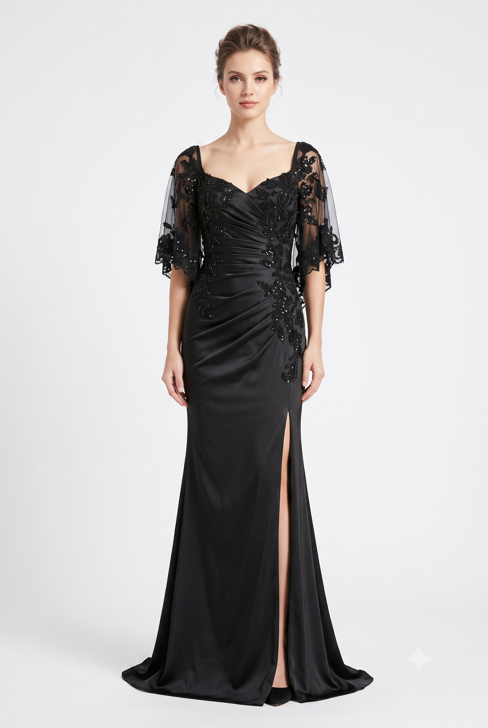 Sequin Lace Mermaid Mother of the Bride Gown By May Queen MQ2173