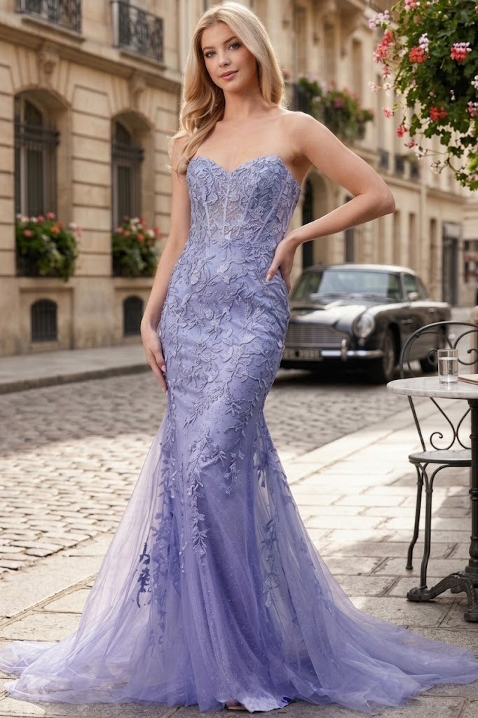 Amelia Couture 7024 Corset Mermaid Prom Dress