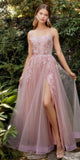 Andrea & Leo A1141 Dusty Rose Dress