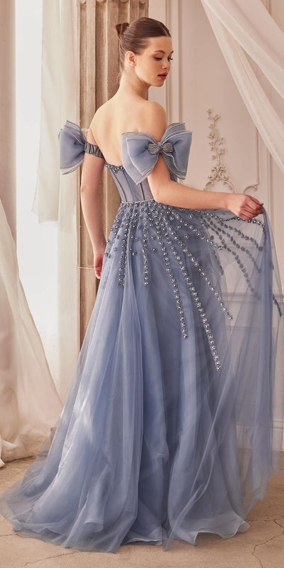 Andrea & Leo A1338 Beaded Strapless Gown