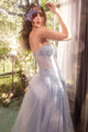 Andrea & Leo A-line Prom Dress Long Strapless Corset Formal Gown A1381
