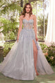 Andrea & Leo A-line Prom Dress Long Strapless Corset Formal Gown A1381