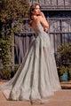 Andrea & Leo A-line Prom Dress Long Strapless Corset Formal Gown A1381