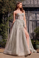 Andrea & Leo A-line Prom Dress Long Strapless Corset Formal Gown A1381