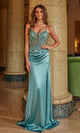 Nox Anabel A1585 Beaded Corset Long Prom Dress