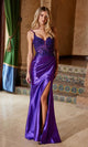 Vestido de fiesta largo con corsé y cordones Nox Anabel A1590