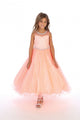 Girls Pageant Dress with Rhinestone Bodice Sleeveless Ball Gown with Jacket By AG5278
