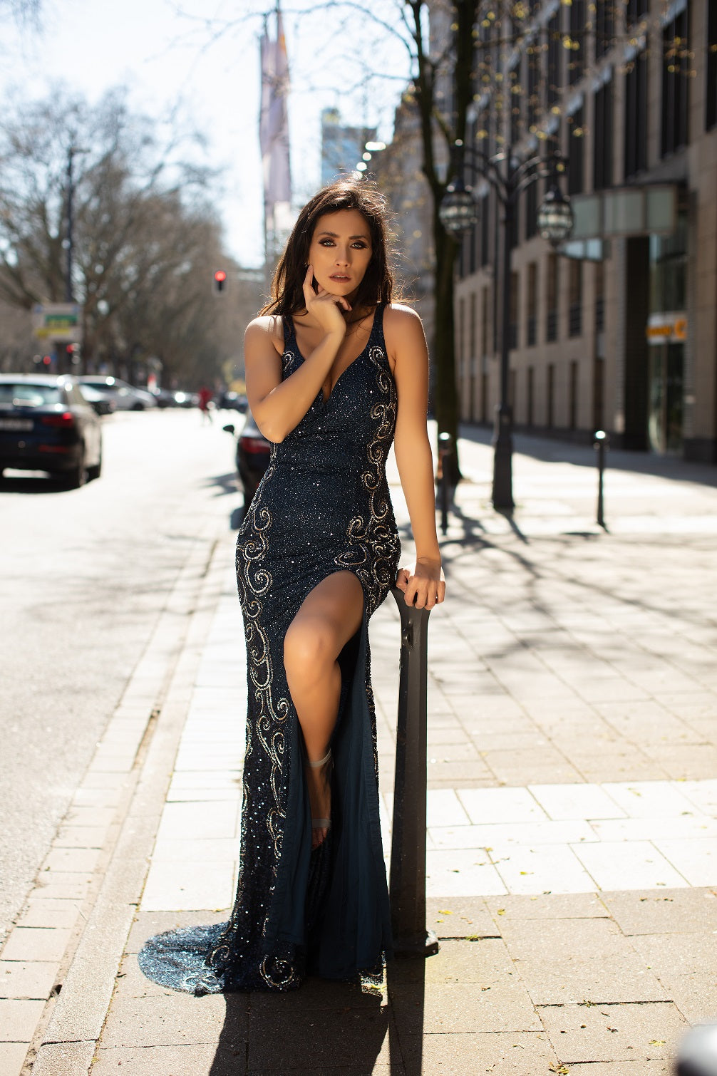 Chic and Holland Navy Dress