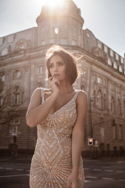 Chic and Holland Nude Dress