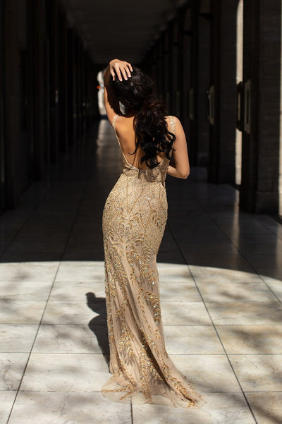 Chic and Holland Nude Dress