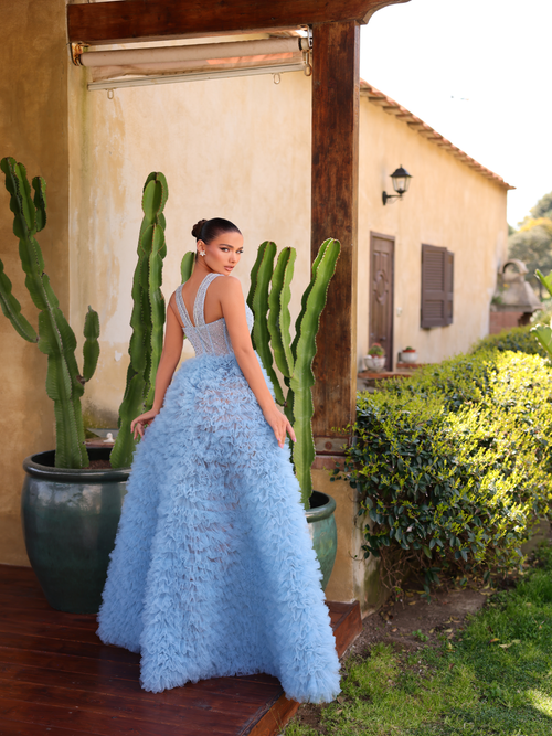 Chic and Holland Steel Blue Dress