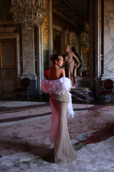 Chic and Holland Nude Dress