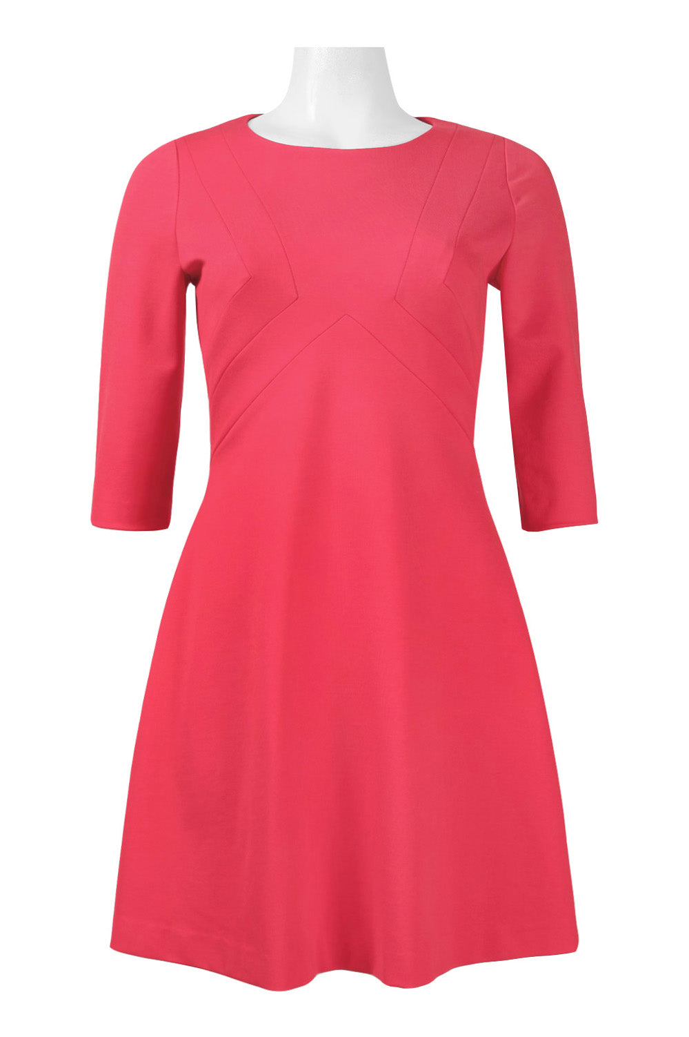 Adrianna Papell 3/4 Sleeve A-Line Dress (Petite)