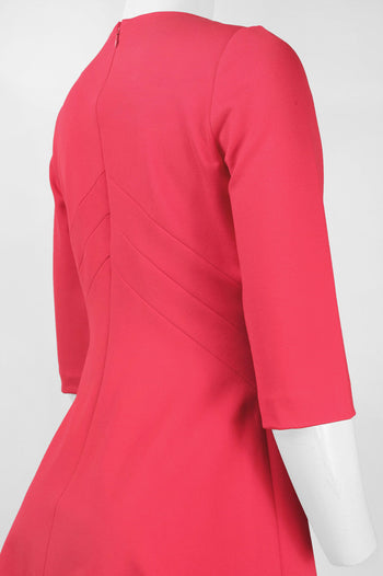 Adrianna Papell 3/4 Sleeve A-Line Dress (Petite)