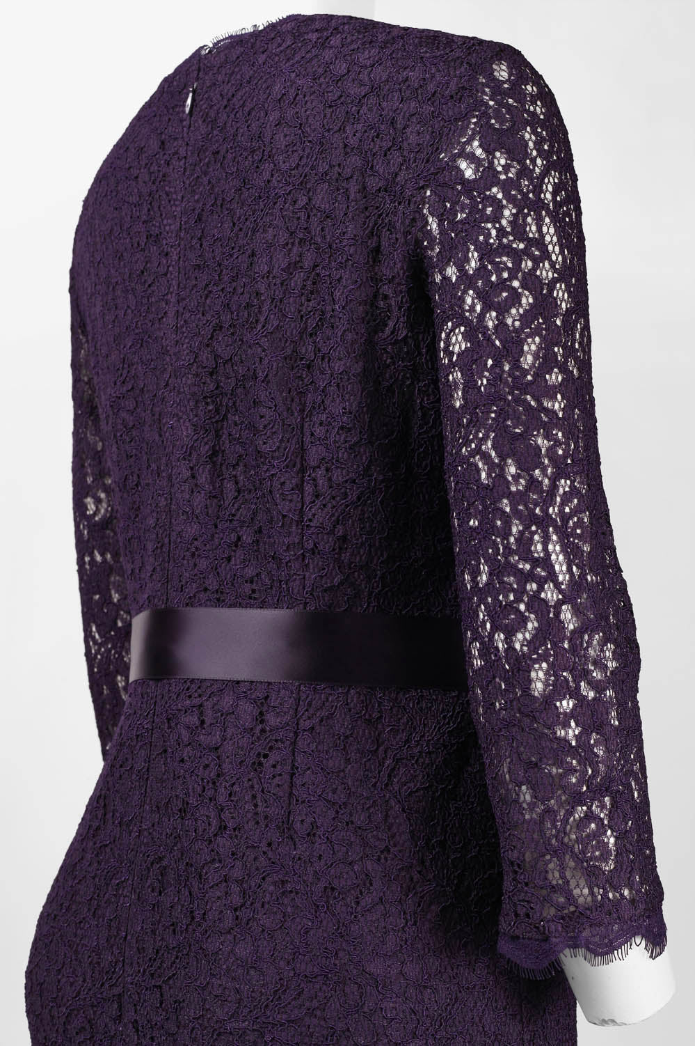 Adrianna Papell Three Quarter Sleeve Lace Dress
