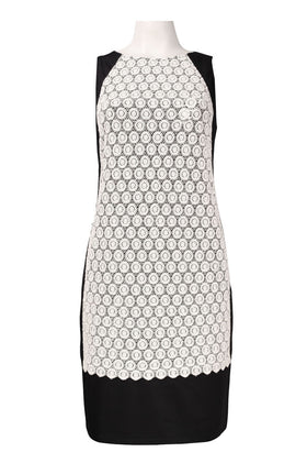 Adrianna Papell Sleeveless Contrast Shift Dress