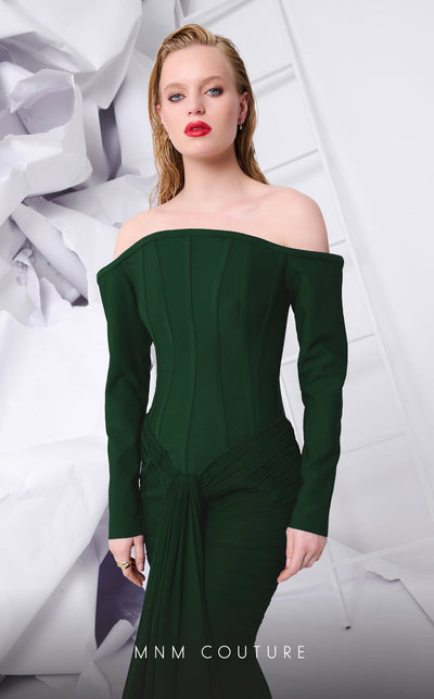 MNM Couture B1112 Elegant Black Evening Dress