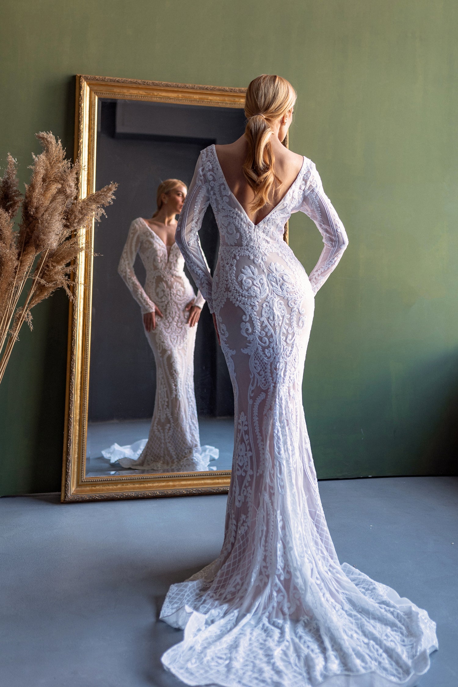 Tina Holly BB021 Wedding Prom Mermaid Evening Sequin Dress