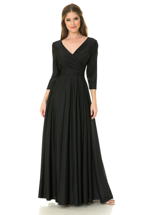 Wholesale Mother of the Bride Dresses 5243 in Black
