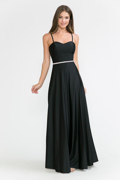 Evening Dress Spaghetti Strap Embellished Formal Gown By Lenovia 5260