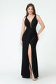Vestido formal de fiesta con tirantes finos fruncidos y corte sirena de Lenovia 5308