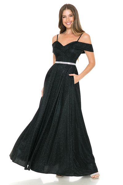 Vestido de fiesta con escote corazón y tirantes finos de Lenovia 5236