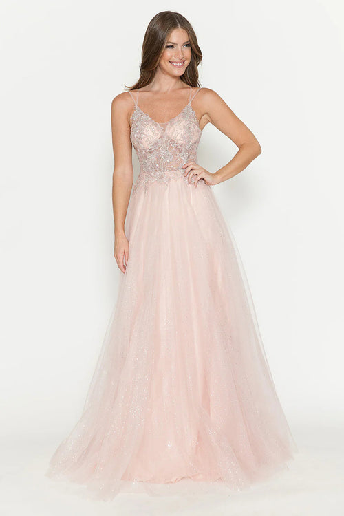 Blush Pink Wedding Guest Dress Black Tie Formal Gown Plus Size by 8183