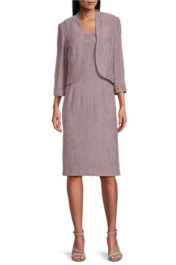 Brianna Milay LAVENDER 2 PIECE JACKET DRESS