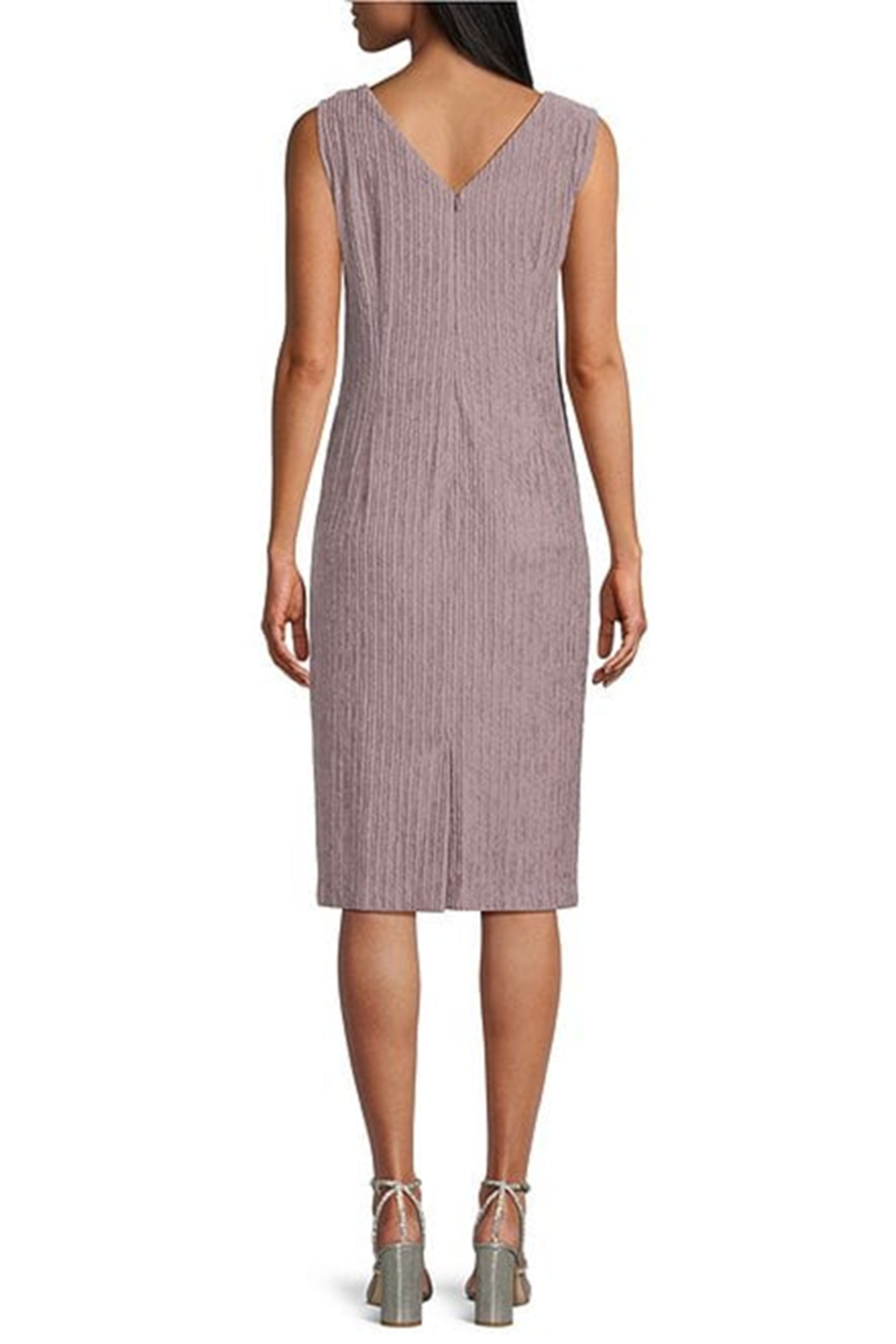 Brianna Milay 4150 Floral Beaded Square Neck Sheath Dress with Cropped Jacket