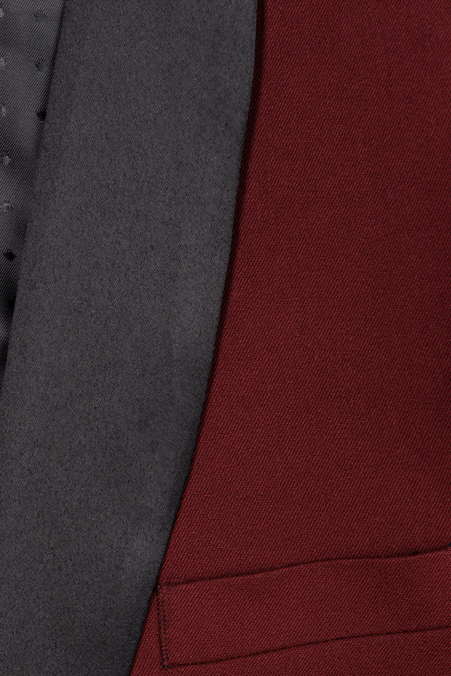 "London" 5-Piece Kids Tuxedo in Wine