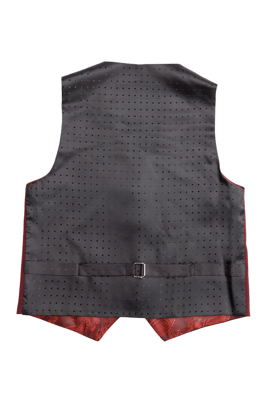 "London" 5-Piece Kids Tuxedo in Wine