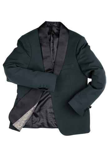 “London” 5-Piece Kids Tuxedo in Hunter Green