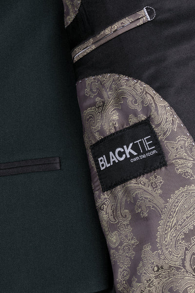 Esmoquin infantil de 5 piezas “Londres” en verde cazador