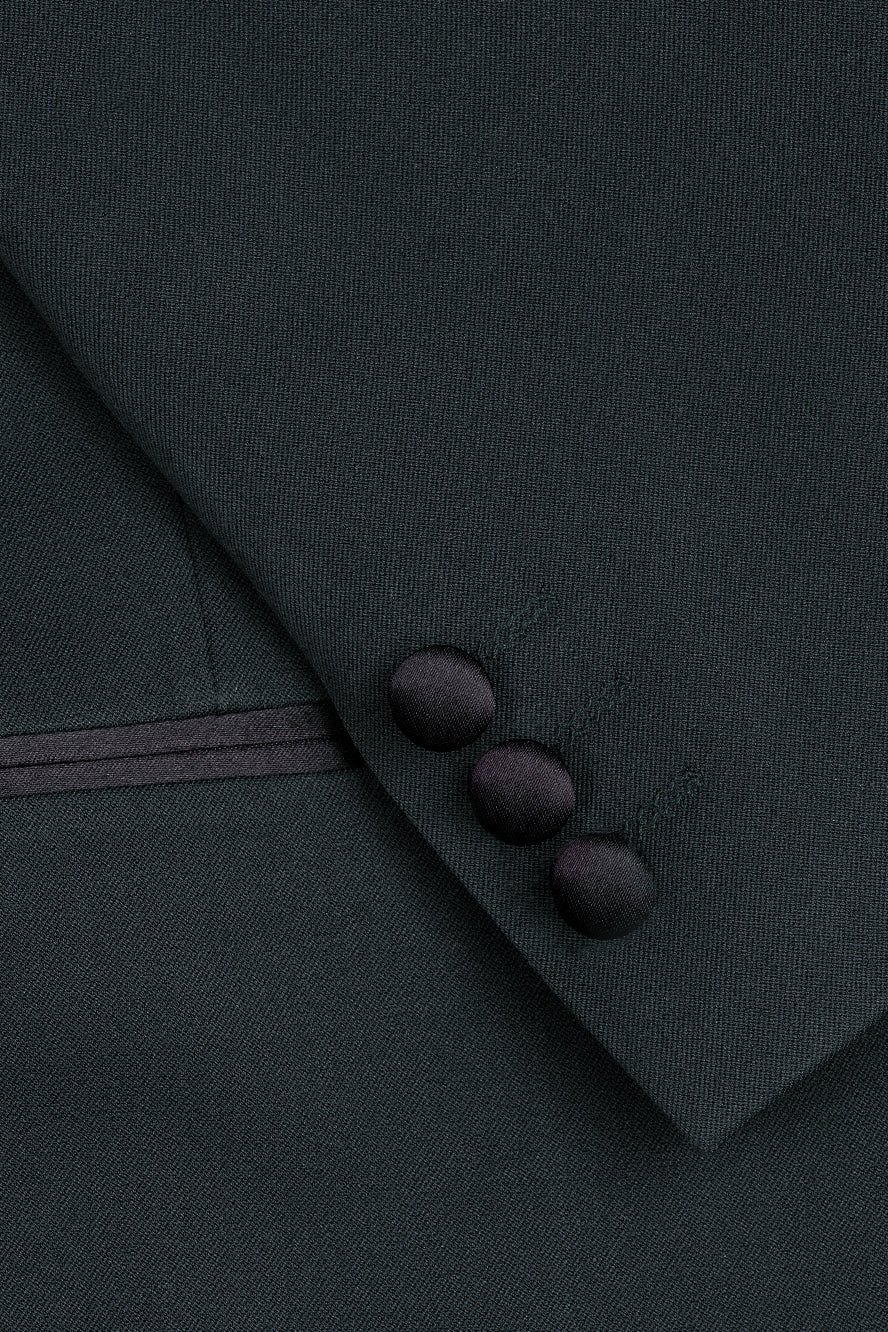 “London” 5-Piece Kids Tuxedo in Hunter Green