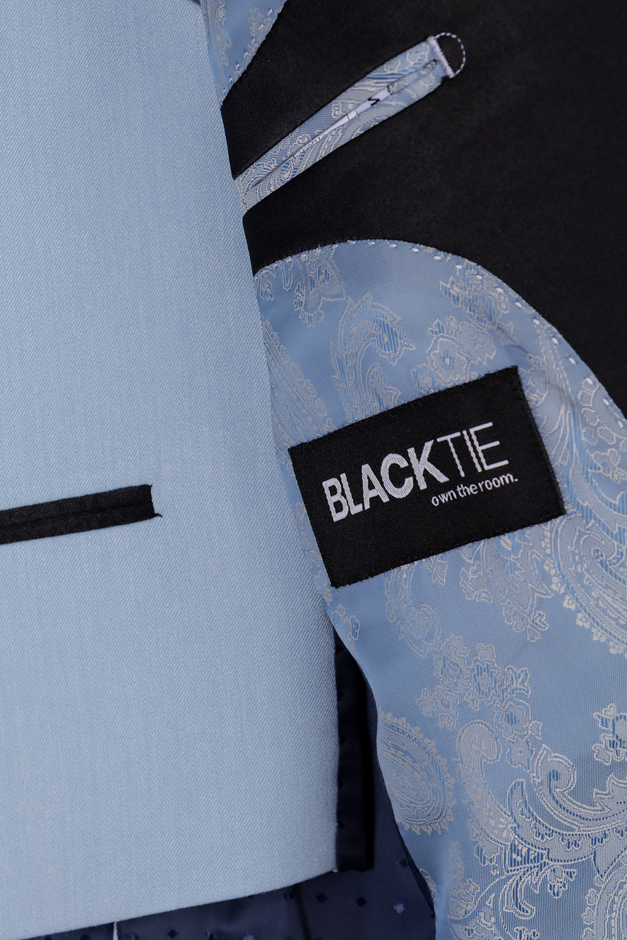 "London" 5-Piece Kids Tuxedo in Powder Blue