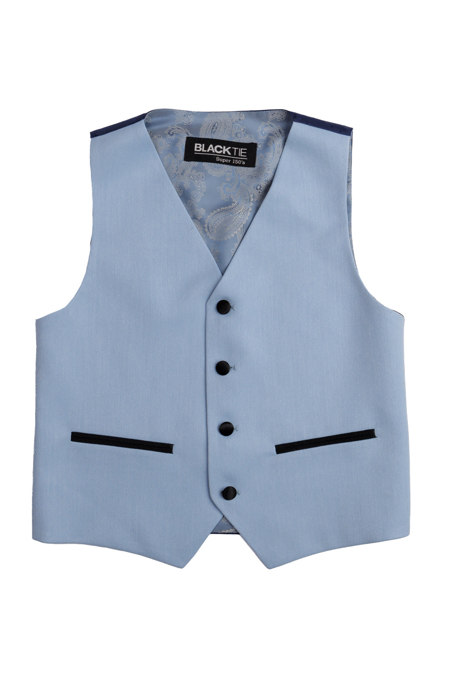 "London" 5-Piece Kids Tuxedo in Powder Blue