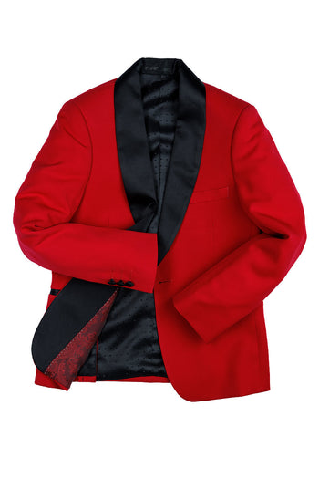 "London" 5-Piece Kids Red Tuxedo Set
