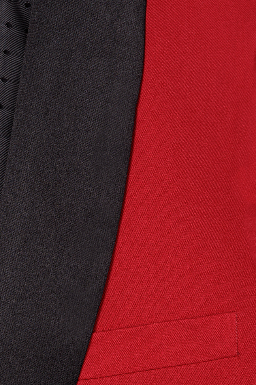 "London" 5-Piece Kids Red Tuxedo Set