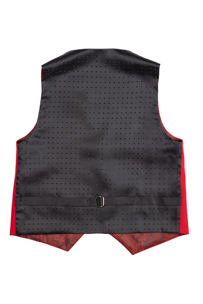 Conjunto de esmoquin rojo infantil de 5 piezas "Londres"