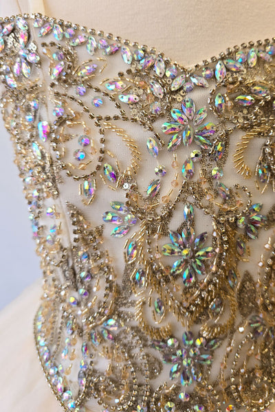 Girls Cold Shoulder Ball Gown by Bella Princess PK1041