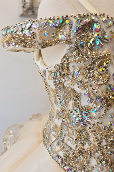 Girls Cold Shoulder Ball Gown by Bella Princess PK1041