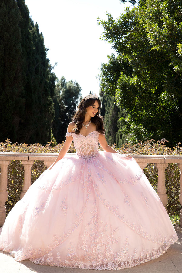 Bella Princess Baby Pink Quinceanera Dresses
