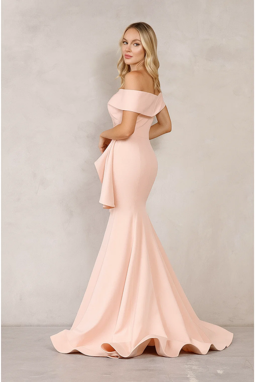 Terani Couture 1911m9339 Off-shoulder Floor-length Evening Gown