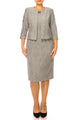 Brianna Milay 2-Pc Sequined Detail Jacket Dress