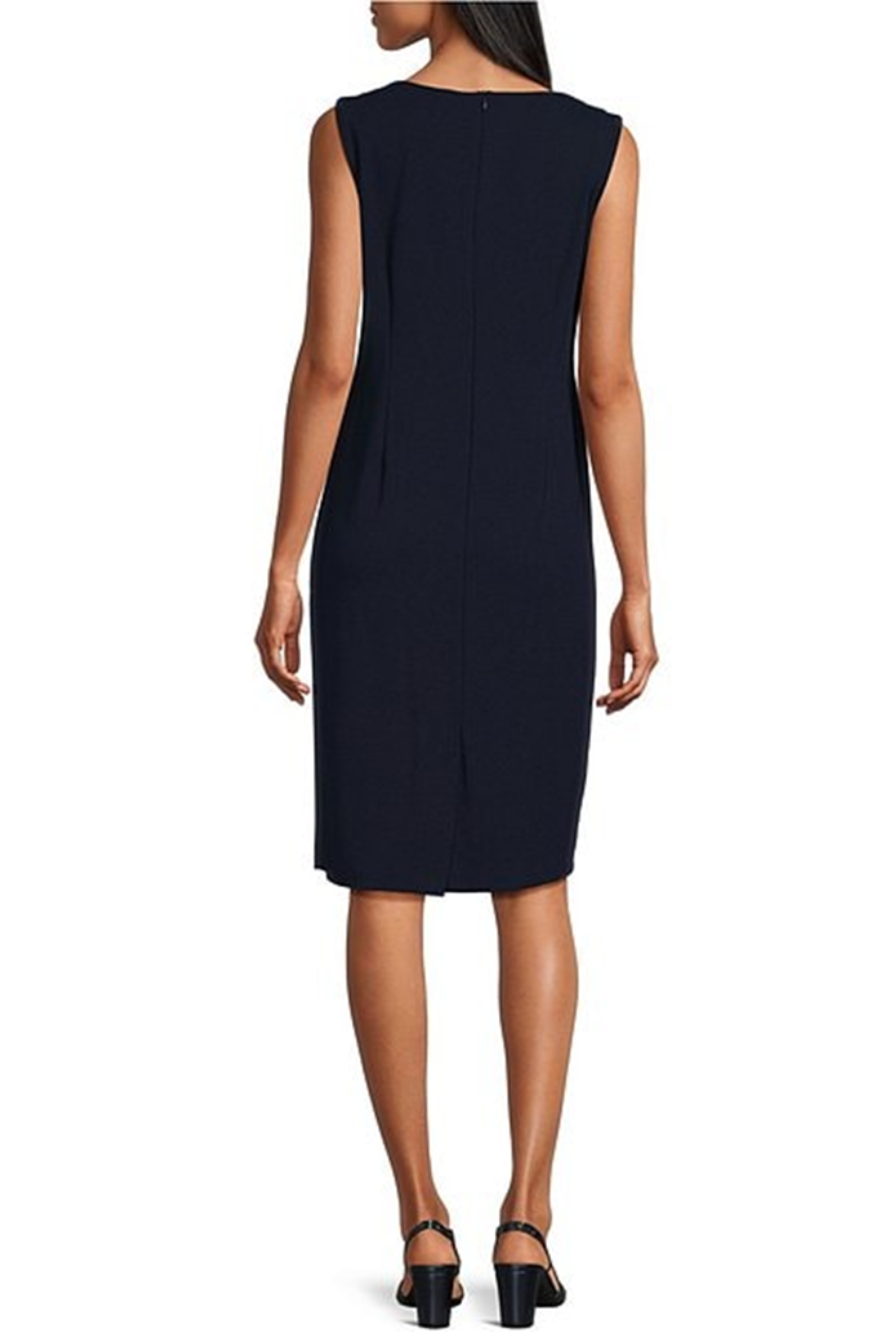 Brianna Milay 4081 Beaded V-Neck Sheath Dress with Lace Duster Jacket
