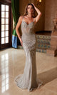 Elegant Beaded Glitter Long Prom Dress – Nox Anabel C1608