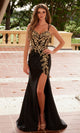 Nox Anabel C1613 – Impresionante vestido de fiesta largo con brillo y cordones