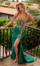 Nox Anabel C1613 Stunning Long Glitter Lace-Up Prom Dress