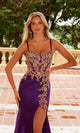 Nox Anabel C1613 Stunning Long Glitter Lace-Up Prom Dress