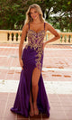 Nox Anabel C1613 Stunning Long Glitter Lace-Up Prom Dress